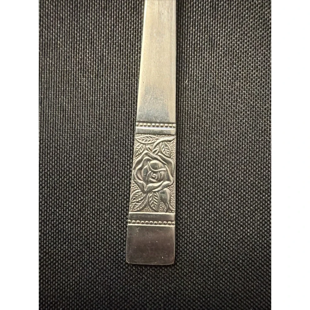 National Stainless Japan Vintage Laureen Place Rose Set 19 Forks Spoons Knives